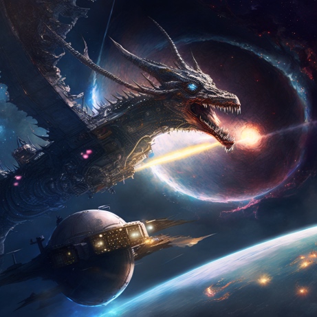 Dragon based on cover of Fire Rising