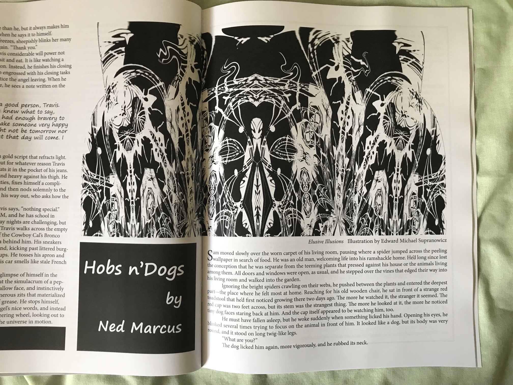 Hobs n' Dogs in Illustrated Worlds Magazine=
