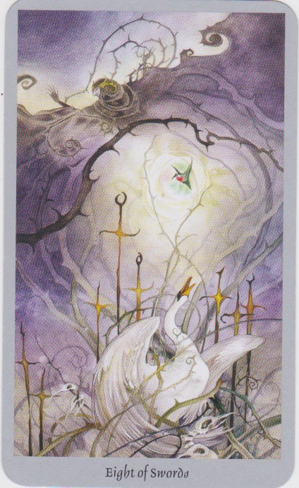 8 of Swords—Shadowscapes Tarot