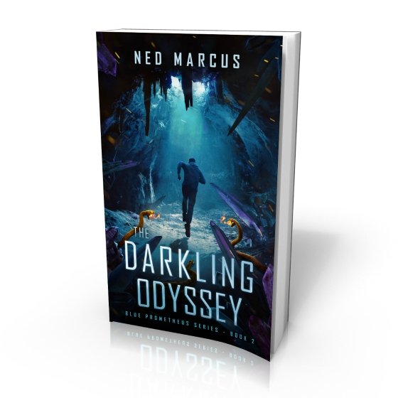 The Darkling Odyssey cover. Ned Marcus.