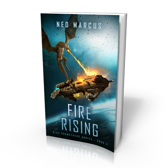 Fire Rising by Ned Marcus (cover by Damonza)